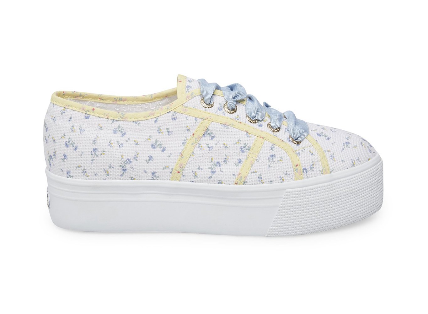 Alpargata Superga Mujer Blancas/Azules - 2790 Fancotbindingsw - 137648KDR